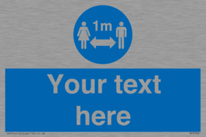 MP7598: Custom mandatory keep 1m distance