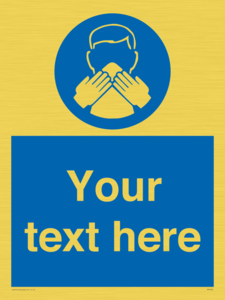 MP7600: Custom mandatory use a tissue