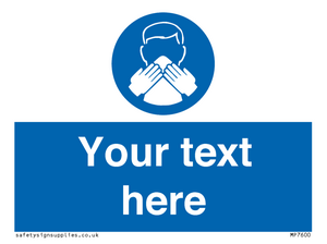 MP7600: Custom mandatory use a tissue