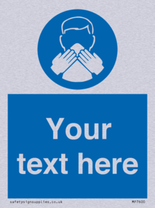 MP7600: Custom mandatory use a tissue