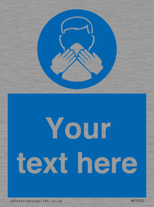 MP7600: Custom mandatory use a tissue