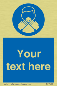 MP7600: Custom mandatory use a tissue