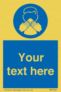 MP7600: Custom mandatory use a tissue