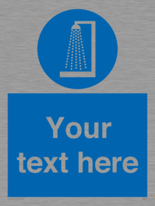 MP7603: Custom mandatory shower before entering