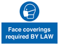 MP7764: Face coverings required BY LAW