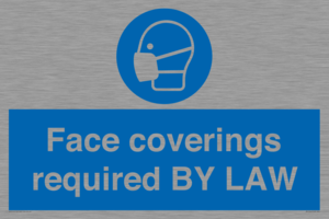 MP7764: Face coverings required BY LAW