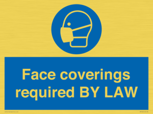 MP7764: Face coverings required BY LAW