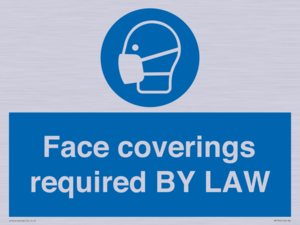 MP7764: Face coverings required BY LAW