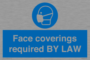 MP7764: Face coverings required BY LAW