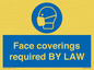 MP7764: Face coverings required BY LAW