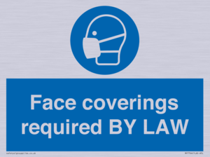 MP7764: Face coverings required BY LAW