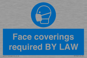 MP7764: Face coverings required BY LAW