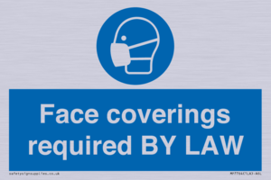 MP7764: Face coverings required BY LAW