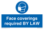 MP7764: Face coverings required BY LAW