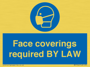 MP7764: Face coverings required BY LAW