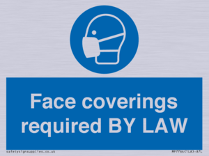 MP7764: Face coverings required BY LAW