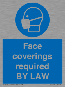 MP7764: Face coverings required BY LAW