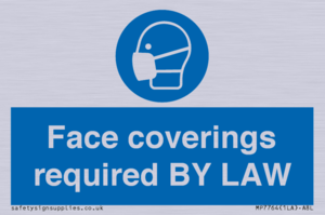 MP7764: Face coverings required BY LAW