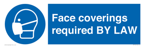 MP7764: Face coverings required BY LAW