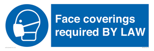 MP7764: Face coverings required BY LAW
