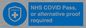 MP7765: NHS COVID Pass, or alternative proof required