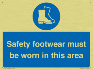 MP7842: Safety footwear must be worn in this area