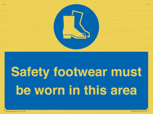 MP7842: Safety footwear must be worn in this area