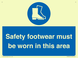 MP7842: Safety footwear must be worn in this area