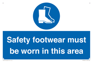 MP7842: Safety footwear must be worn in this area