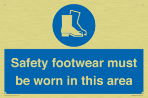 MP7842: Safety footwear must be worn in this area