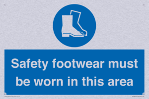 MP7842: Safety footwear must be worn in this area