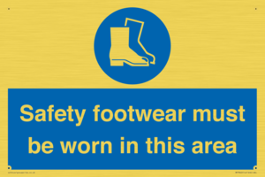 MP7842: Safety footwear must be worn in this area