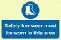 MP7842: Safety footwear must be worn in this area