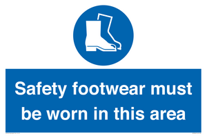 MP7842: Safety footwear must be worn in this area