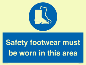 MP7842: Safety footwear must be worn in this area
