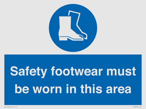 MP7842: Safety footwear must be worn in this area