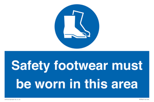 MP7842: Safety footwear must be worn in this area
