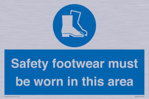 MP7842: Safety footwear must be worn in this area