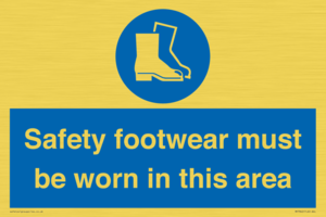 MP7842: Safety footwear must be worn in this area