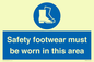 MP7842: Safety footwear must be worn in this area