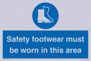 MP7842: Safety footwear must be worn in this area