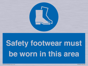 MP7842: Safety footwear must be worn in this area