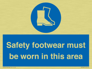 MP7842: Safety footwear must be worn in this area