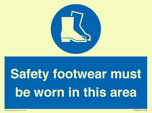 MP7842: Safety footwear must be worn in this area