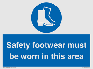 MP7842: Safety footwear must be worn in this area
