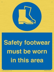 MP7842: Safety footwear must be worn in this area