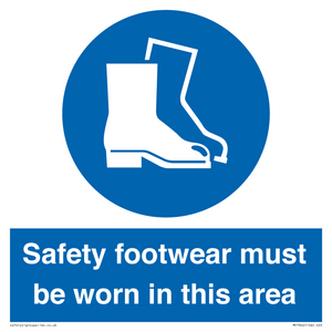 MP7842: Safety footwear must be worn in this area