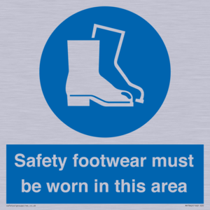 MP7842: Safety footwear must be worn in this area