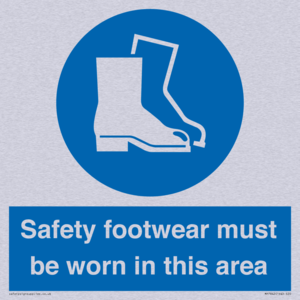 MP7842: Safety footwear must be worn in this area