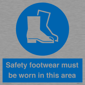 MP7842: Safety footwear must be worn in this area